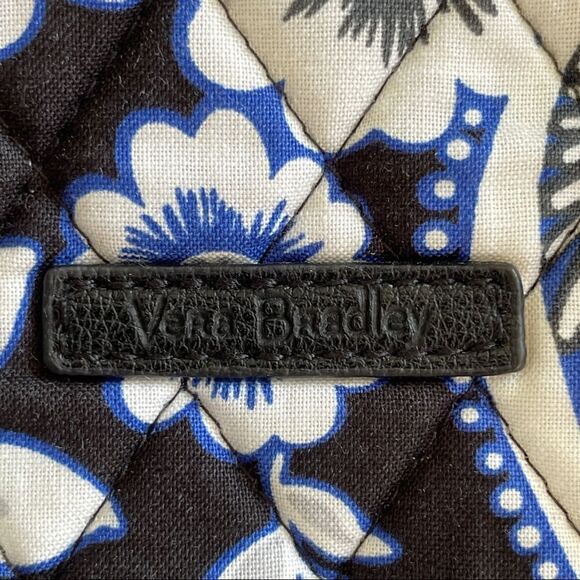 Vera Bradley Signature Iconic Tote Bag In Snow Lotus New Without Tags - Picture 10 of 15